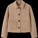 Beige buttoned jacket